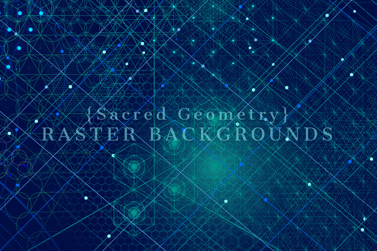 {Sacred Geometry} Raster Backgrounds, a Texture Graphic by ekaart (Photo 4 of 9)