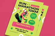 Retro Marathon Tournament Flyer, a Flyer Template by VectorVactory (Thumbnail 3 of 3)