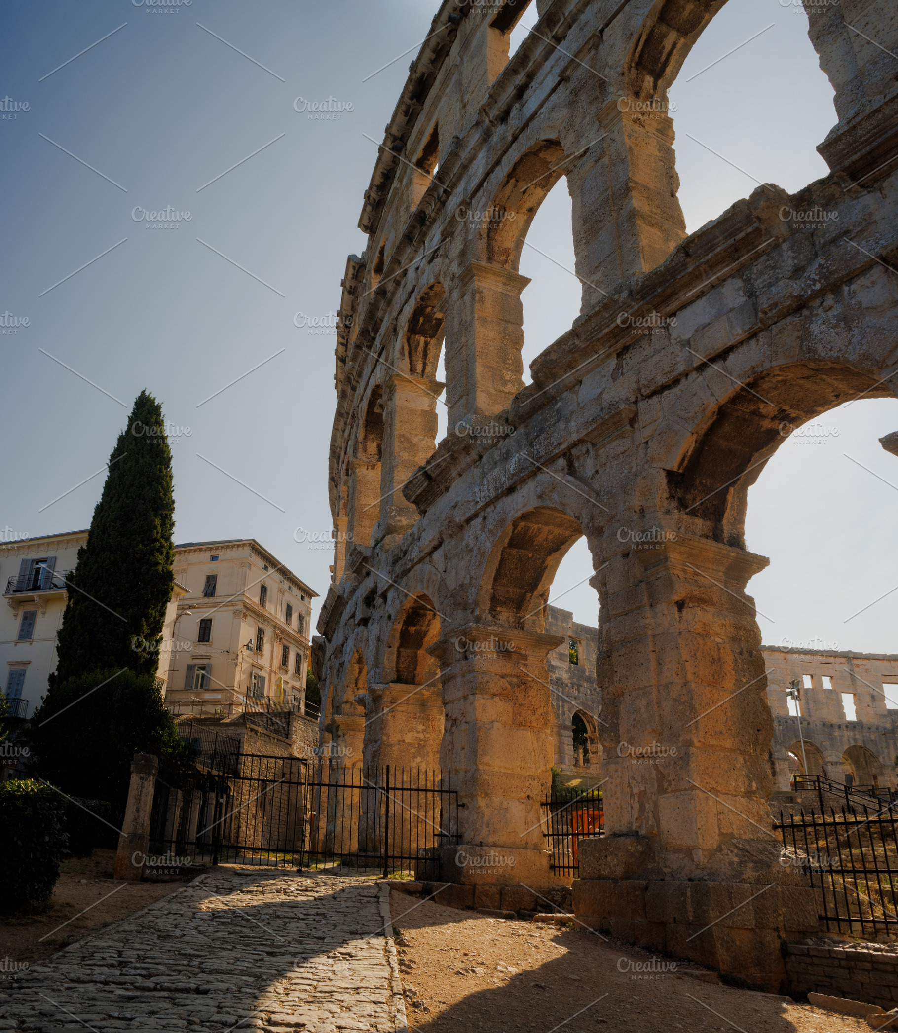 Roman Amphitheater, Pula, Croatia, an Architecture Photo by Bepslabor