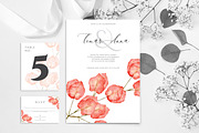 Bougainvillea Wedding Invitation Set, an Invitation Template by Amit Debnath (Thumbnail 2 of 3)