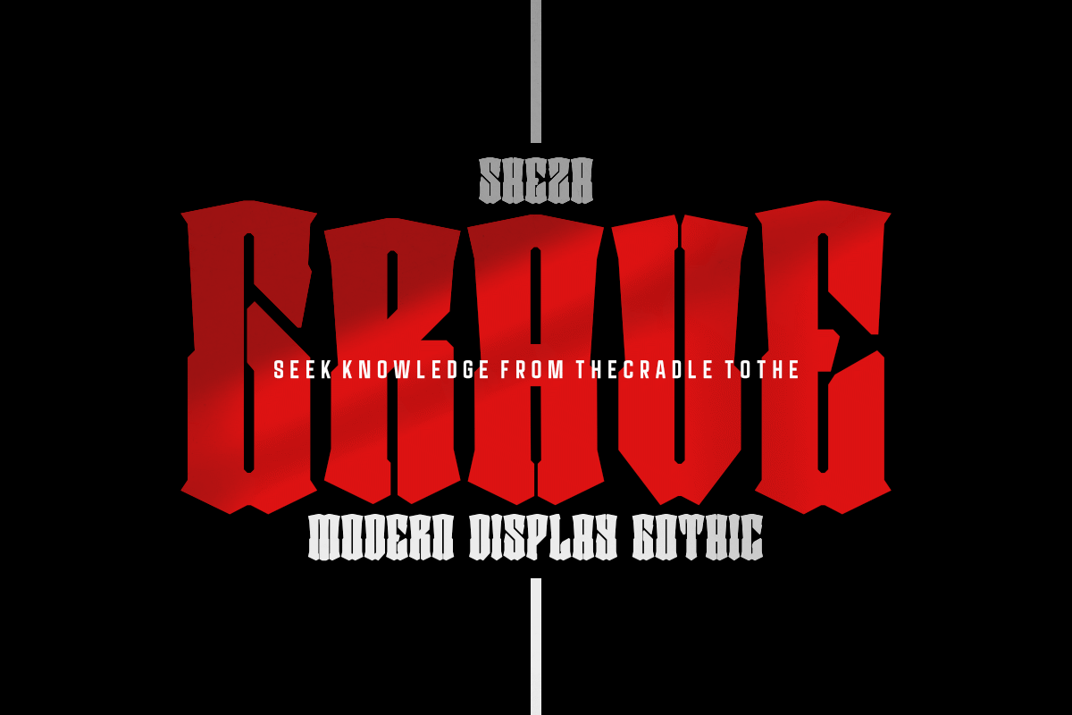 Sheza, a Blackletter Font by Linecreative (Photo 6 of 8)