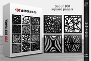 100+ Decorative square panels, a Graphic by CncCutModel (Thumbnail 1 of 3)