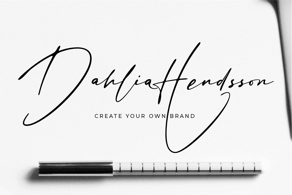 Sign Style - Elegant Signature Font preview 3