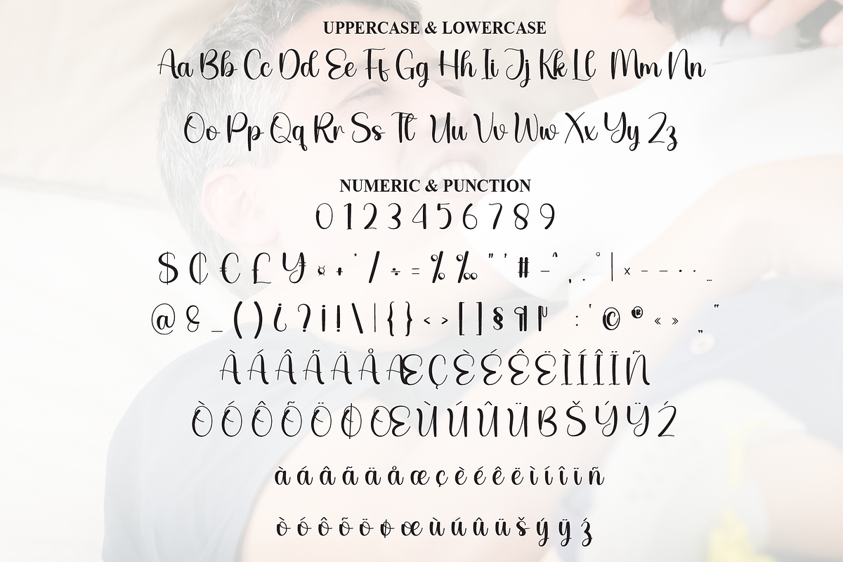 Daddy | Script Font, a Handwritten Font by Scratchones (Photo 7 of 9)