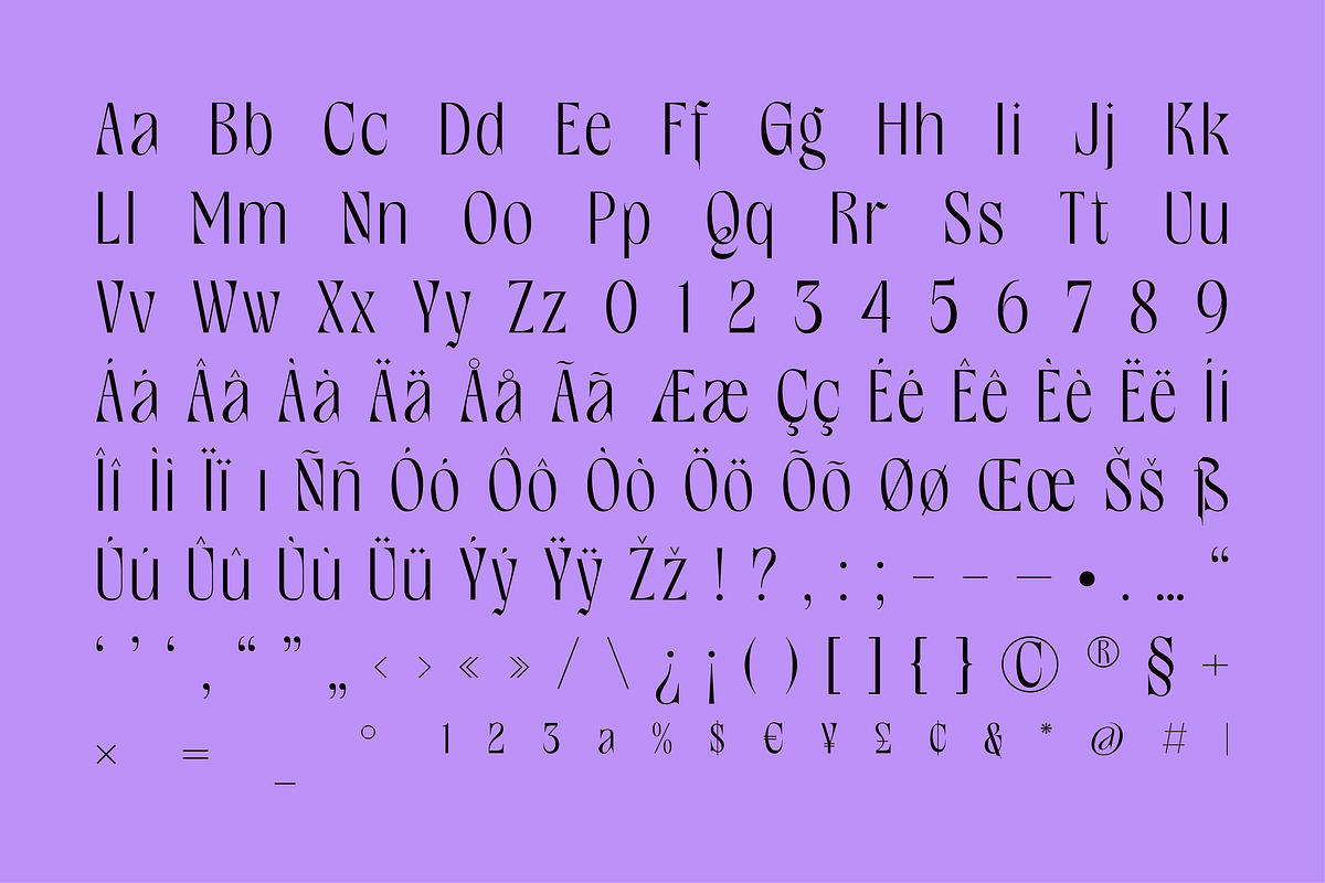 Gage EXO Elegant Display Font, a Sans Serif Font by Casloop Studio (Photo 5 of 9)