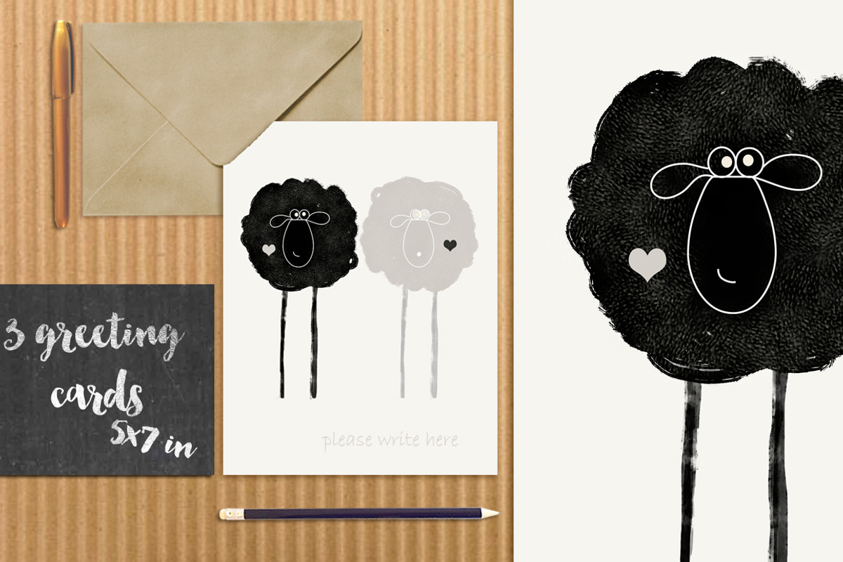Art prints and Greeting cards, a Card Template by Narais (Photo 1 of 3)