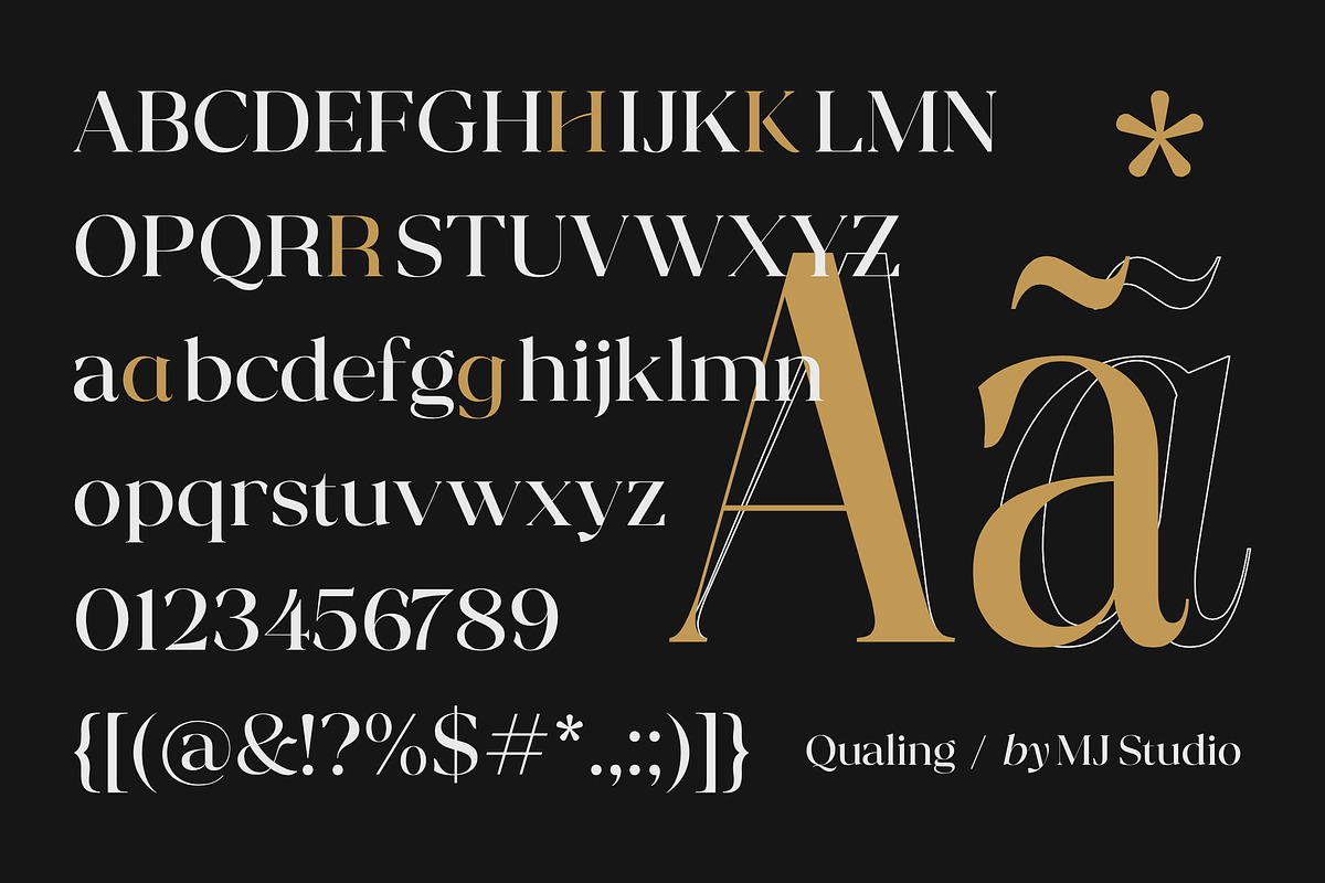 Qualing - Luxury Serif (135 Font), a Serif Font by MjStudio31 (Photo 14 of 14)