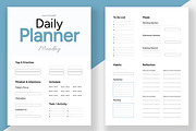 Daily Planner Layout, a Stationery Template by ContestDesign (Thumbnail 1 of 7)