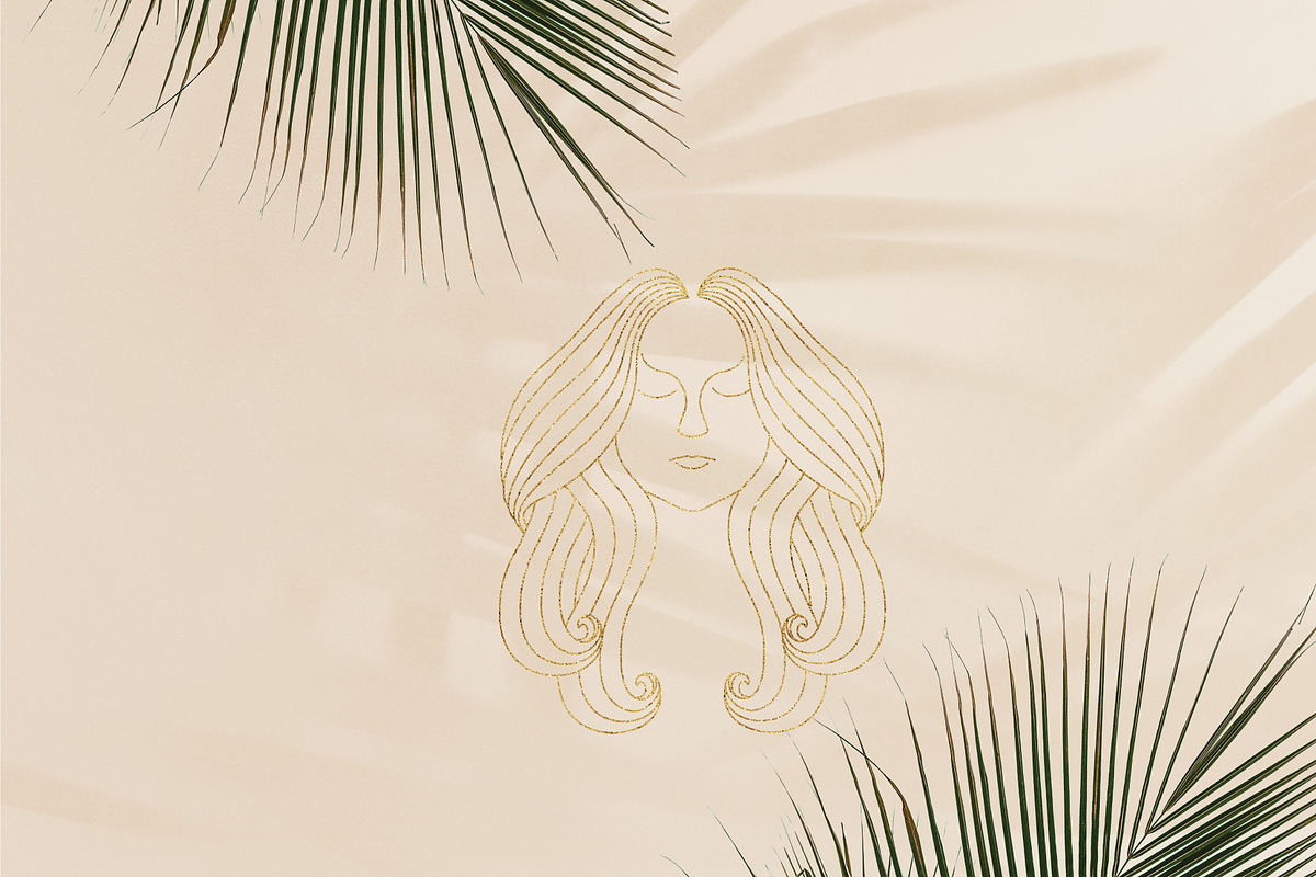 hair brave logo minimalist, a Branding & Logo Template by Mariyana (Photo 5 of 5)