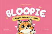 Bloopie - A Playful Handwritten Font, a Handwritten Font by YossyOneStd (Thumbnail 2 of 8)