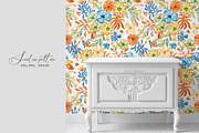 Colorful Flowers Seamless Pattern, a Pattern Graphic by SirenaArt (Thumbnail 2 of 15)