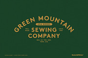 National Railway - A Rustic Font, a Sans Serif Font by Komet & Flicker (Thumbnail 8 of 15)