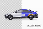 2025 Performance EV Sedan Mockup, an Advertising Mockup by Halal Graphic Studio (Thumbnail 5 of 12)