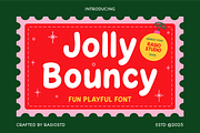 Jolly Bouncy Fun Playful Font, a Sans Serif Font by Rasio Studio (Thumbnail 1 of 7)