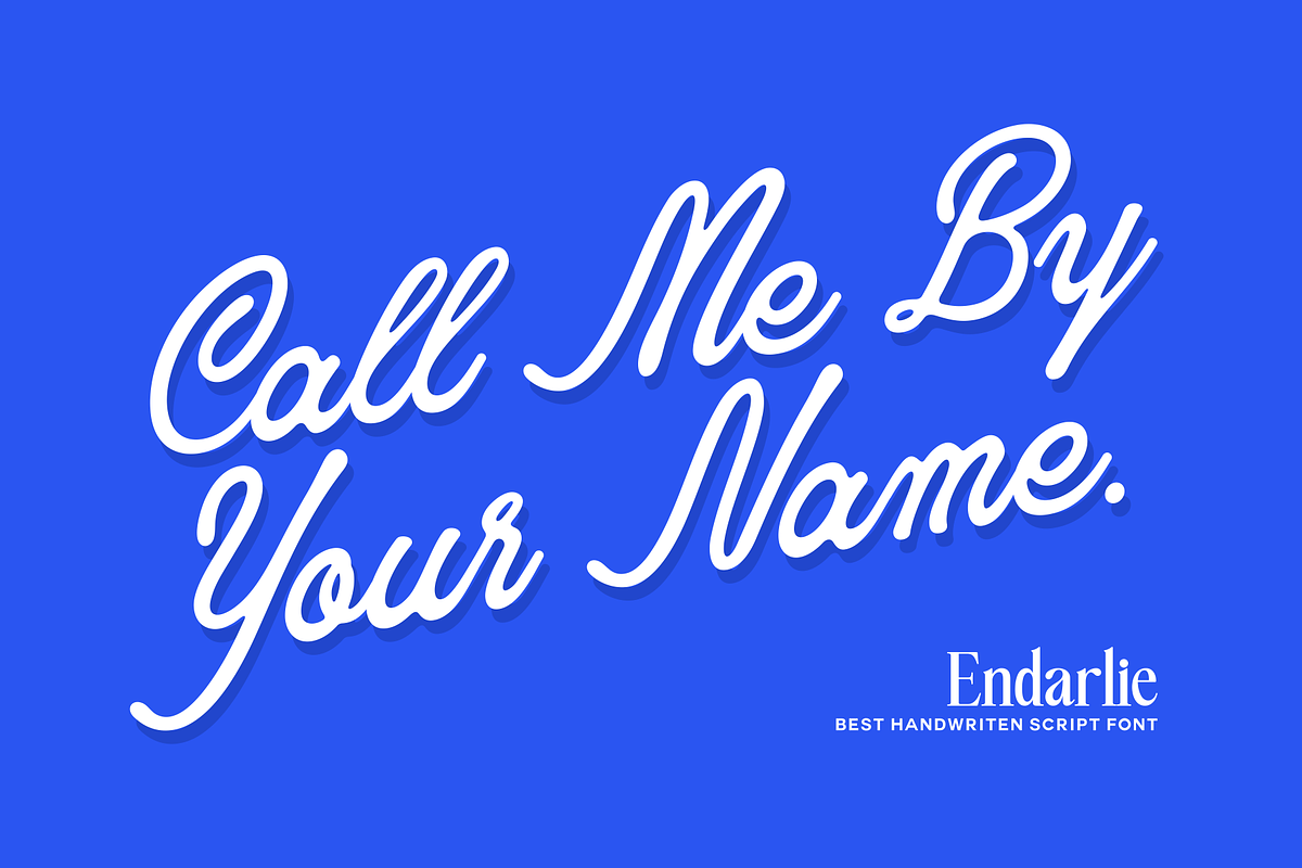 Endarlie, a Script Font by ngene (Photo 8 of 9)