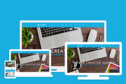 Web Mockups, a Device Mockup by Graphicalark (Thumbnail 4 of 5)