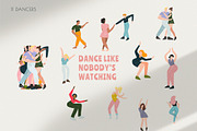 Let's Dance Party Collection, a Decorative Illustration by Pattern.Culture (Thumbnail 5 of 11)