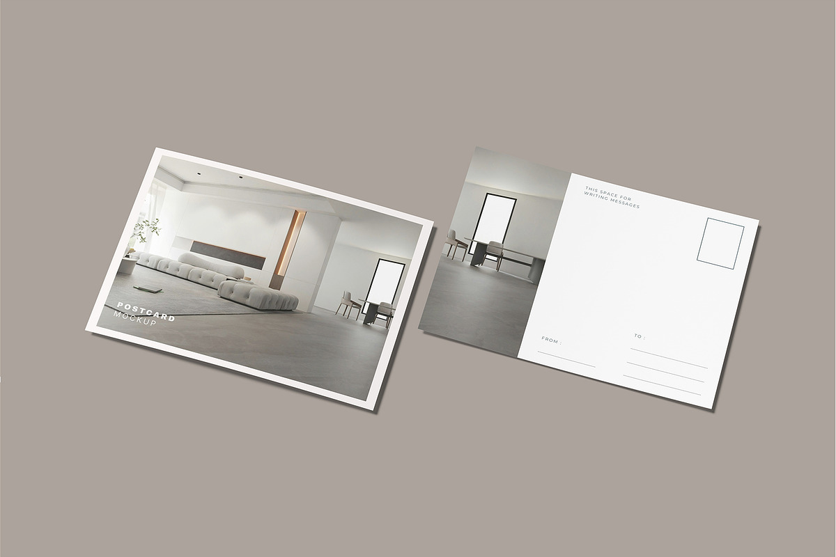 Simple Postcard Mockup, an Advertising Mockup by rizalamora (Photo 6 of 12)