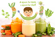 Funny vegetables, a Food Illustration by TashaDraw (Thumbnail 5 of 10)