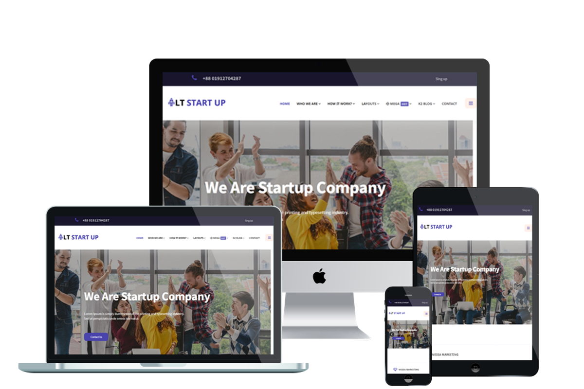 LT Start Up Onepage WordPress Theme, a WordPress Template by LTheme (Photo 2 of 2)