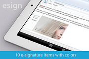 10 Email signatures - modern items, a Templates & Theme by Renovatio (Thumbnail 1 of 5)