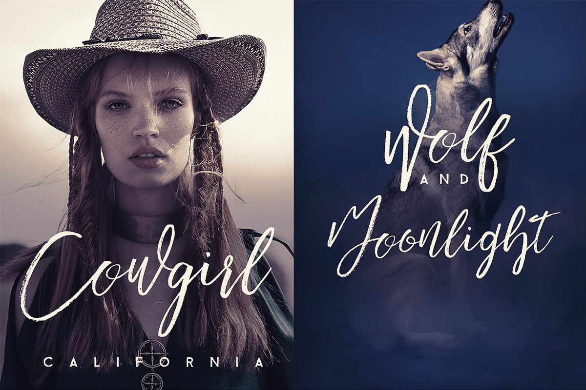 Harmony King - Brush Font preview 7