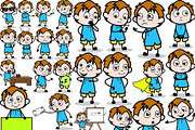 Little Boy ~ Cartoon Character Set, an Education Illustration by The Toon Company (Thumbnail 3 of 7)