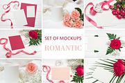 Set Mockups. ROMANTIC, a Mockup by Mockups4you (Thumbnail 1 of 8)