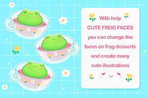 Kawaii Procreate Stamp Brushes Frog