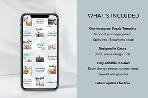 Travel Instagram Puzzle Feed Canva