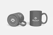 Bright Blue Ceramic Mug Mockup, a Product Mockup by graphypix (Thumbnail 3 of 4)