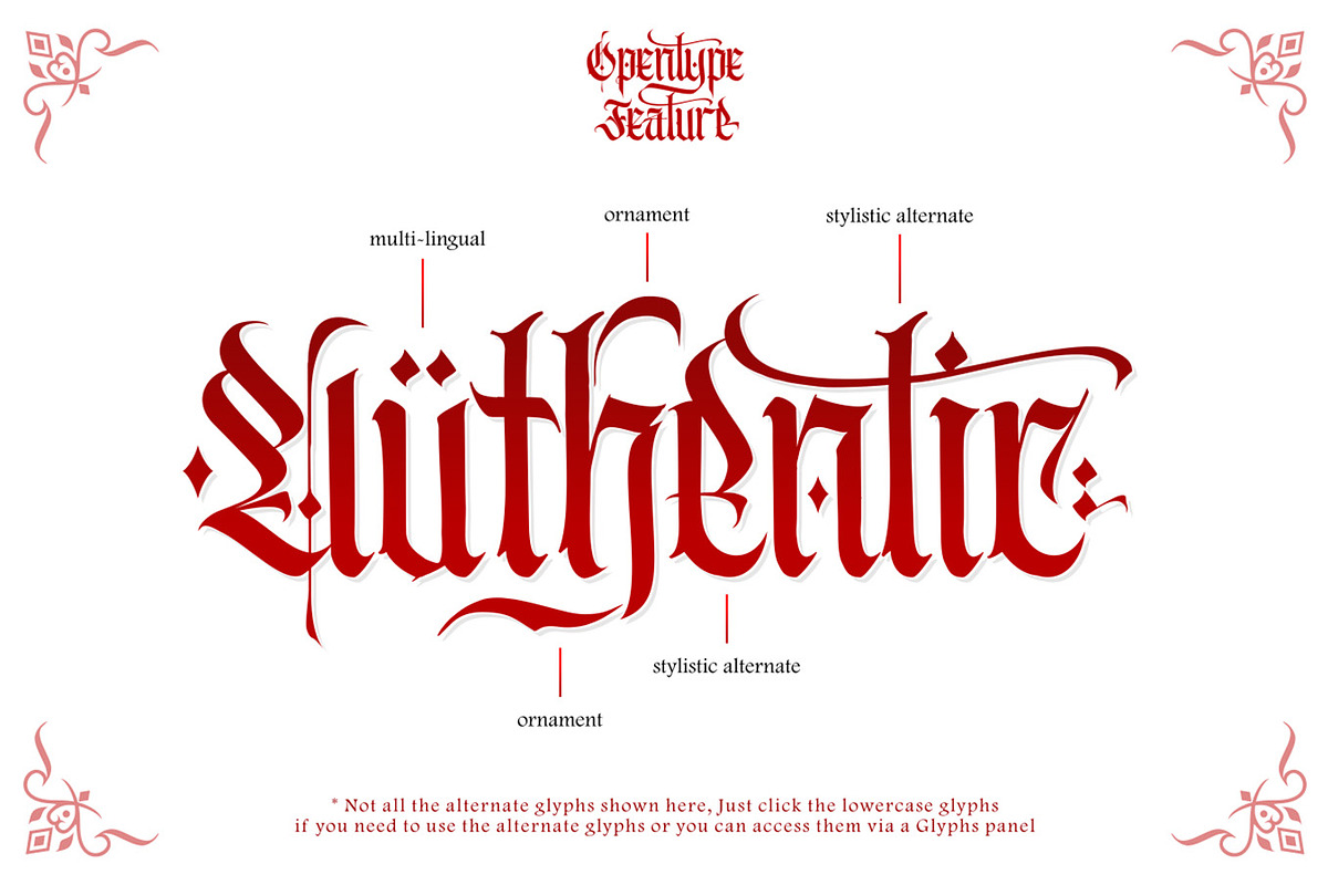 Blackletter Font Bundle, a Blackletter Font by Rvq Type Foundry (Photo 15 of 17)