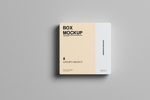 Square Box Mockup Set