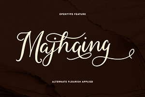 Fallisanta Flourish Font