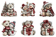 Christmas Teddy Bear Clipart, a Transportation Illustration by SinaCreation (Thumbnail 2 of 9)