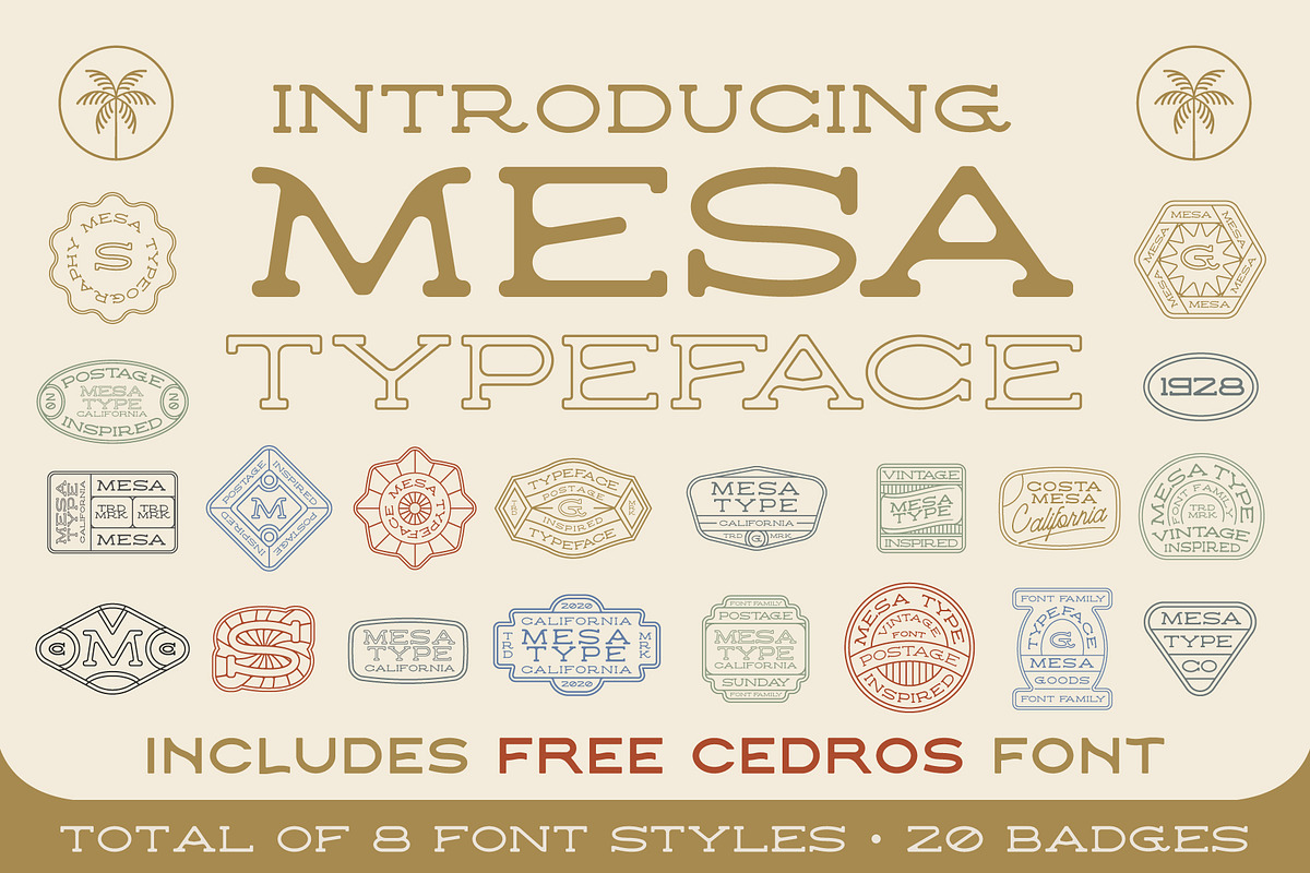 Mesa Font Duo, a Serif Font by NienowBrand (Photo 1 of 9)