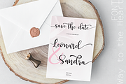 Way to the Heart, a Script Font by Larin Type Co. (Thumbnail 8 of 12)