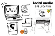 Social media, an Object Illustration by Olillia (Thumbnail 4 of 8)
