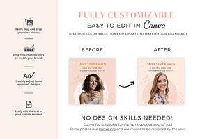 Ebook Template Canva, Boho Coach