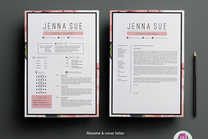 Floral Resume Package