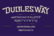 Dudlesway - Retro Handdrawn Font, a Font by Hanstype.com (Thumbnail 3 of 8)