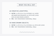 Nordicus. 60 Creative Logos, an Illustration by Cosmic Store (Thumbnail 2 of 15)
