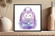 Watercolor Back to School Clipart, an Illustration by DreamCafeArt (Thumbnail 5 of 5)