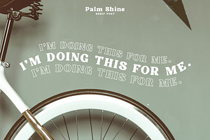 Palm Shine - Bold Swirl Serif