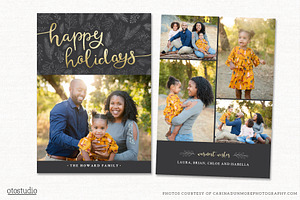 Christmas Card Template CC286