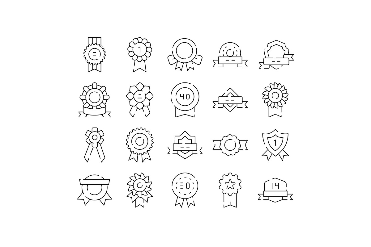 Collecting achievement badges,, an Object Graphic by pikepicture (Photo 1 of 3)