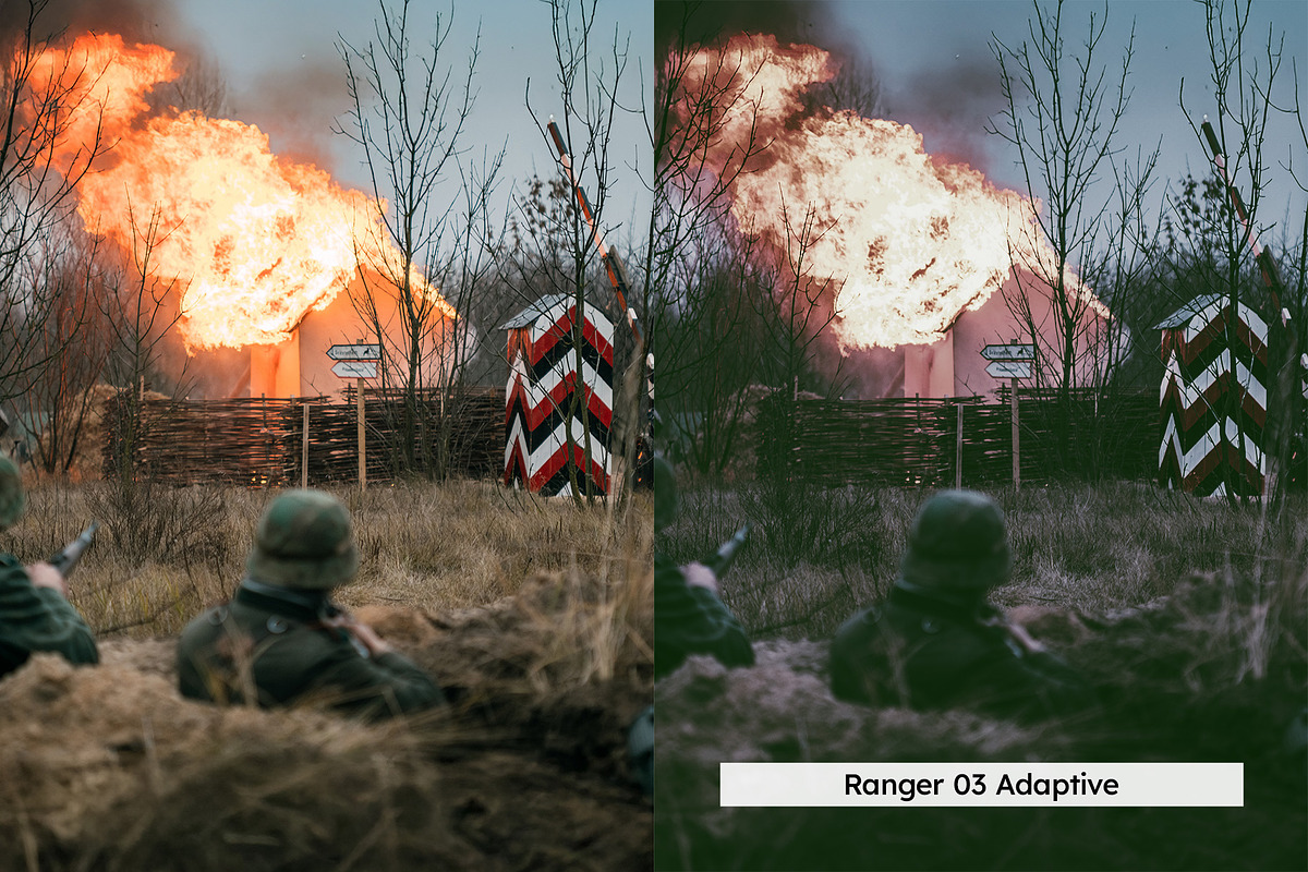 20 Muted Military Lightroom Presets, a Preset Add-On by SparkleStock (Photo 7 of 13)