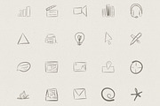 80 Hand Drawn Vector Icons, an Icon by Jamie Pickering (Thumbnail 4 of 5)