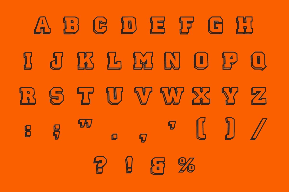 Hellboy, a Slab Serif Font by Fourteen Letter (Photo 7 of 9)