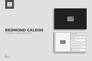 Minimalist Business Card No. 4